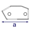 129 - Raccord en angle variable (30° à 60°)