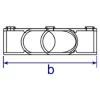 130 - Raccord en angle variable de 30° à 45°