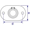 132 - Socle de fixation au sol