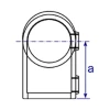154 - Raccord en coude variable (0° - 11°)