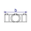 155 - Raccord en Té avec angle variable (0° - 11°)