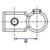 161R - Raccord croix décalé