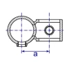 161R - Raccord croix décalé