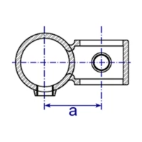161R - Raccord croix décalé