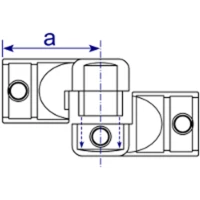 166 - Raccord angle adjustable