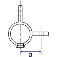 168M - Raccord anneau mâle double 90°