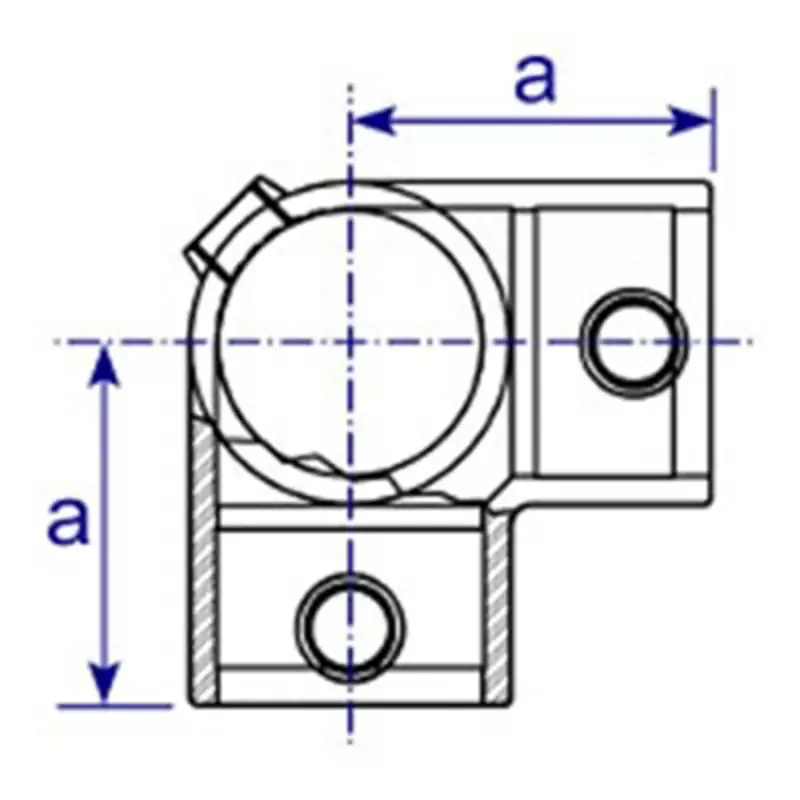 116 - Raccord angle 90 degrés