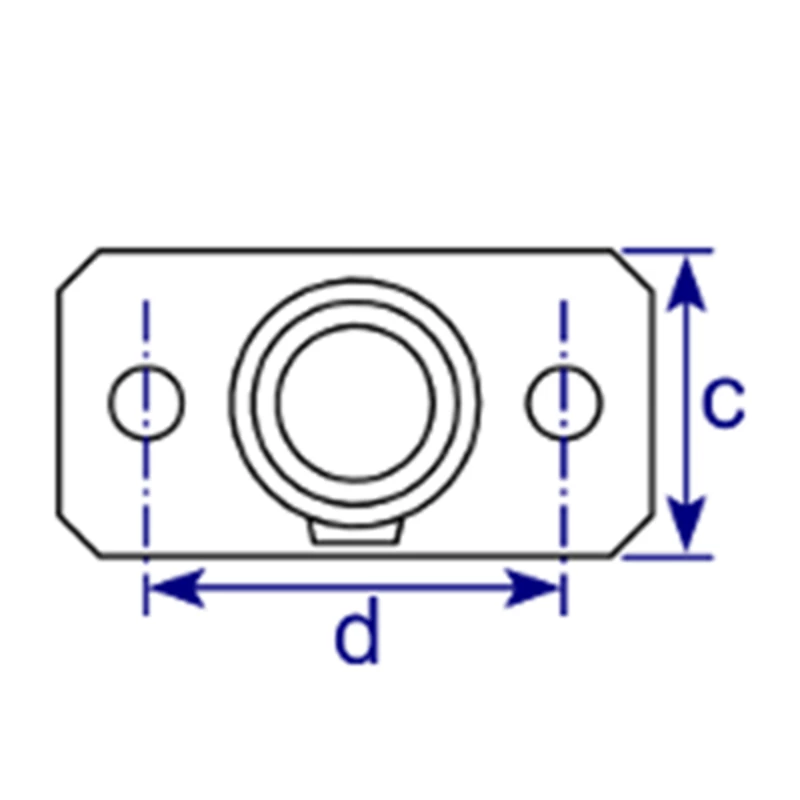 232 - Socle de fixation au sol