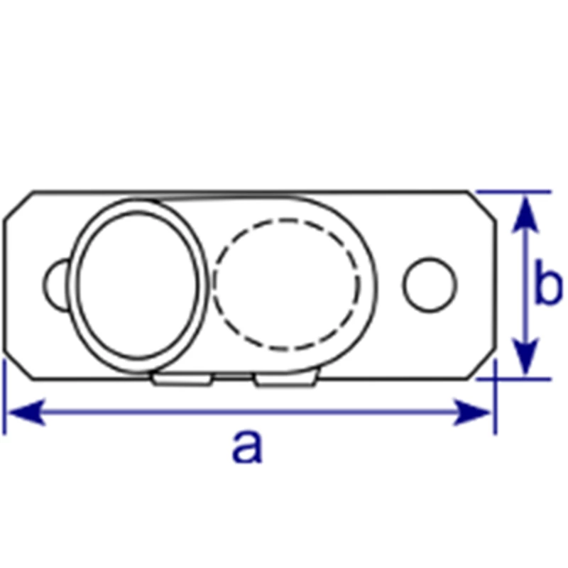 251 - Raccord socle fixation sol (30° à 45°)